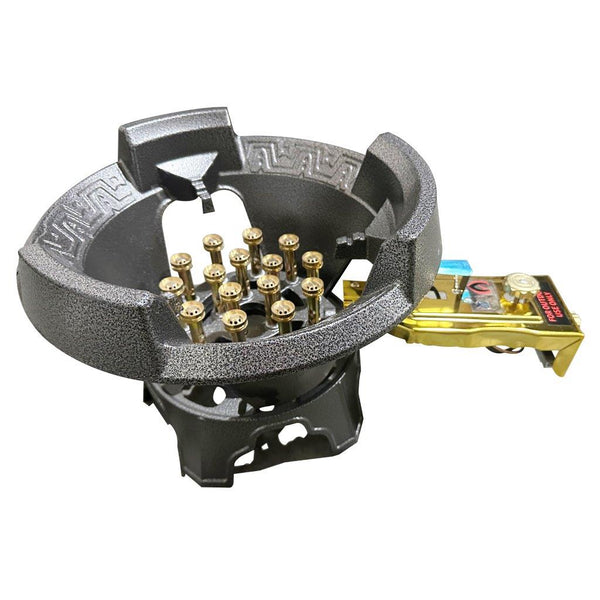 Iron LPG Outdoor 15 Pin Stove 38*28 cm