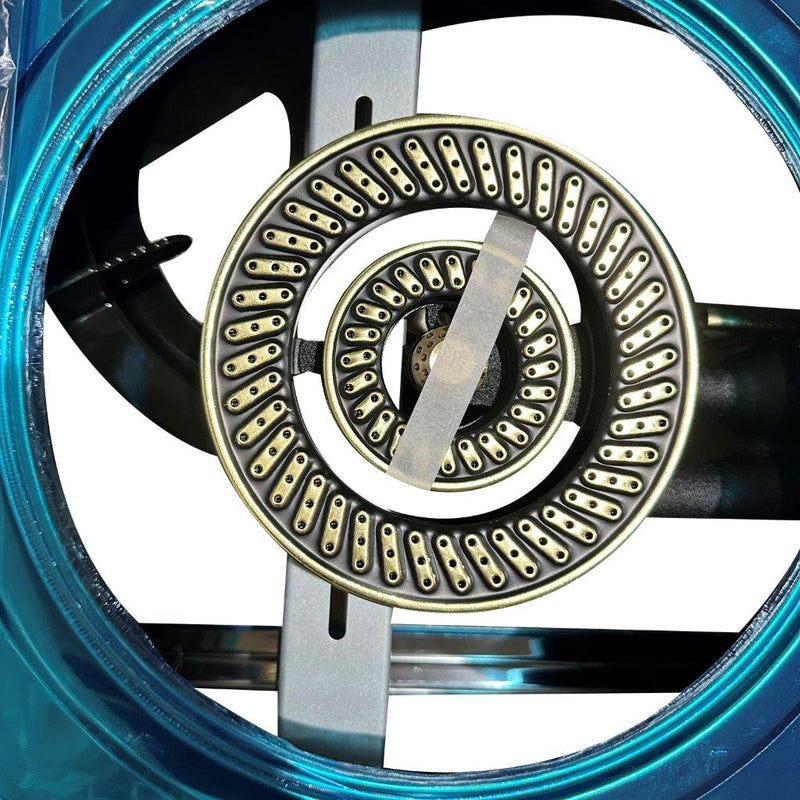 Stainless Steel Gas Stove Single Burner with Stand 44*52*79 cm