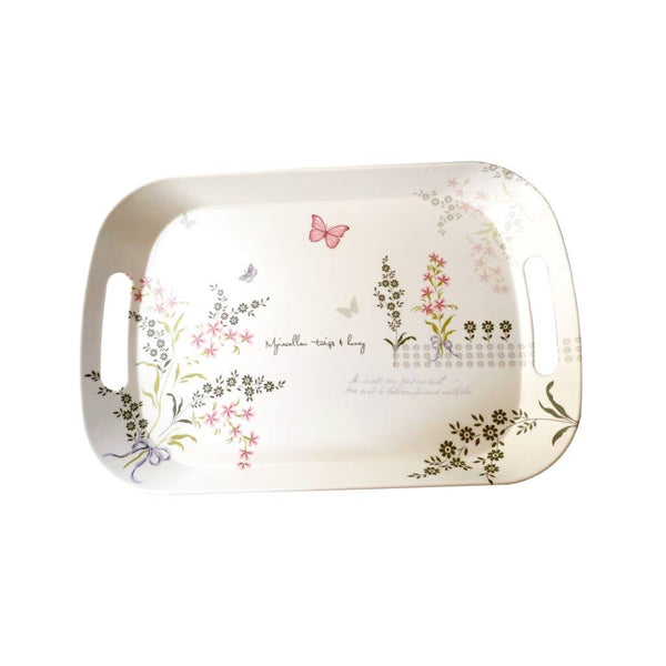 High Quality Marble Pattern Rectangular Melamine Serving Tray 51*33 cm