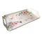 High Quality Marble Pattern Rectangular Melamine Serving Tray 33*21 cm
