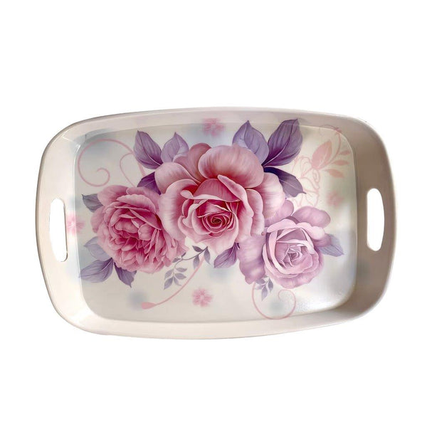 High Quality Marble Pattern Rectangular Melamine Serving Tray 35*24 cm