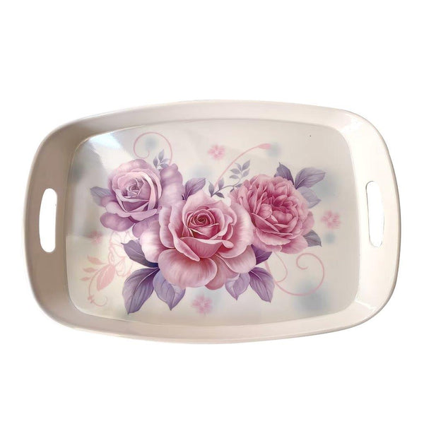 High Quality Marble Pattern Rectangular Melamine Serving Tray 41*28 cm