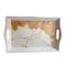 High Quality Marble Pattern Rectangular Melamine Serving Tray 53*36 cm