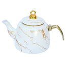 Mix Color Abstract Design Enamel Double Tea Pot Set ** 2.2+1L