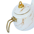 Mix Color Abstract Design Enamel Double Tea Pot Set ** 2.2+1L