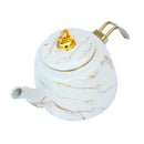 Mix Color Abstract Design Enamel Double Tea Pot Set ** 2.2+1L