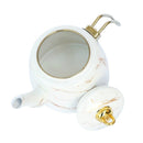 Mix Color Abstract Design Enamel Double Tea Pot Set ** 2.2+1L