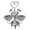 Silver Metal Craft Fruit and Candy Stand