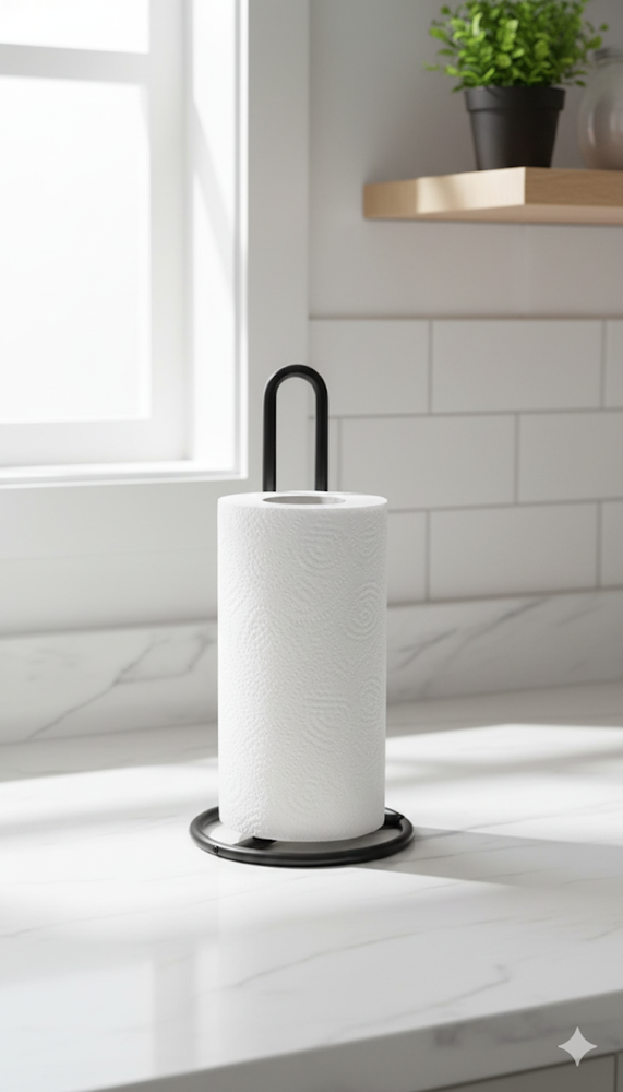 Metal Paper Towel Holder 14*14*34.5 cm