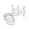 Silver Metal Mug Holder Cup Holder 16*14*25 cm