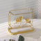 Gold Metal Spoon and Chopstick Holder Cutlery Holder 18*15 cm