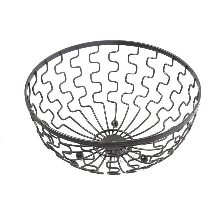 Black Metal Fruit Basket 26*13 cm