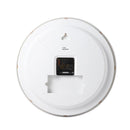 Wall Clock White Round Analog 33 cm