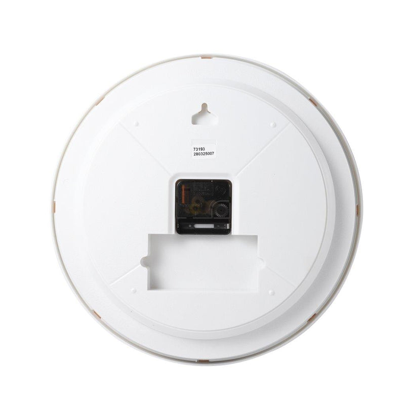 Wall Clock White Round Analog 33 cm