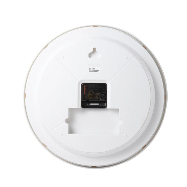Wall Clock White Round Analog 33 cm