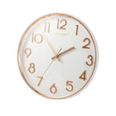 Wall Clock White Round Analog 33 cm