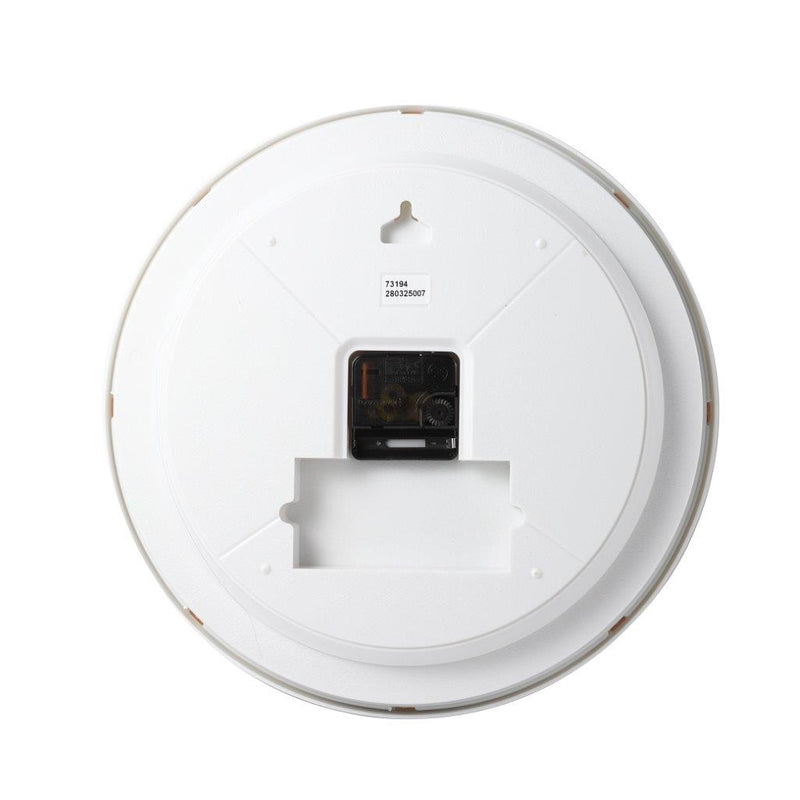 Minimalist Design Light Grey Round Analog Wall Clock 33 cm