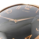 Minimalist Design Black Round Analog Wall Clock 36 cm