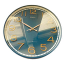 Minimalist Design Green Round Analog Wall Clock 40 cm