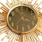 Abstract Design Gold and Black Round Analog Wall Clock 64.5*64.5 cm