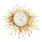 Abstract Design Gold and White Round Analog Wall Clock 64.5*64.5 cm