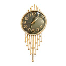 Abstract Design Black Round Analog Wall Clock 73.5*32 cm