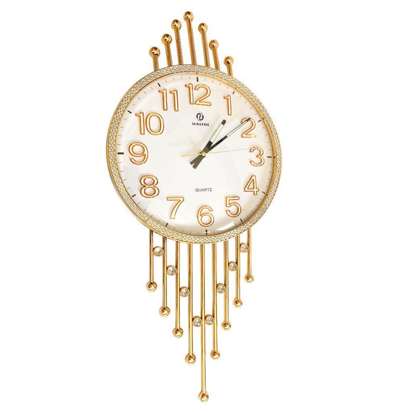 Abstract Design White Round Analog Wall Clock 73.5*32 cm