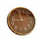 Minimalist Design Coffee Round Analog Wall Clock 31 cm