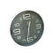 Minimalist Design Grey Round Analog Wall Clock 30*30 cm