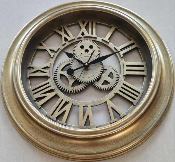 Antique Analog Vintage Craft Wall Clock 61*61 cm