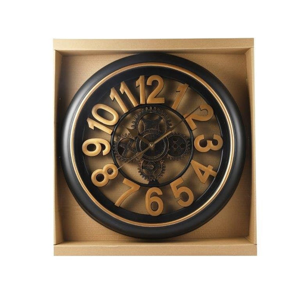 Wall Clock Antique Analog Vintage Craft 50*50 cm