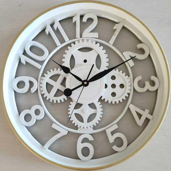 Wall Clock Antique Analog Vintage Craft 50*50 cm