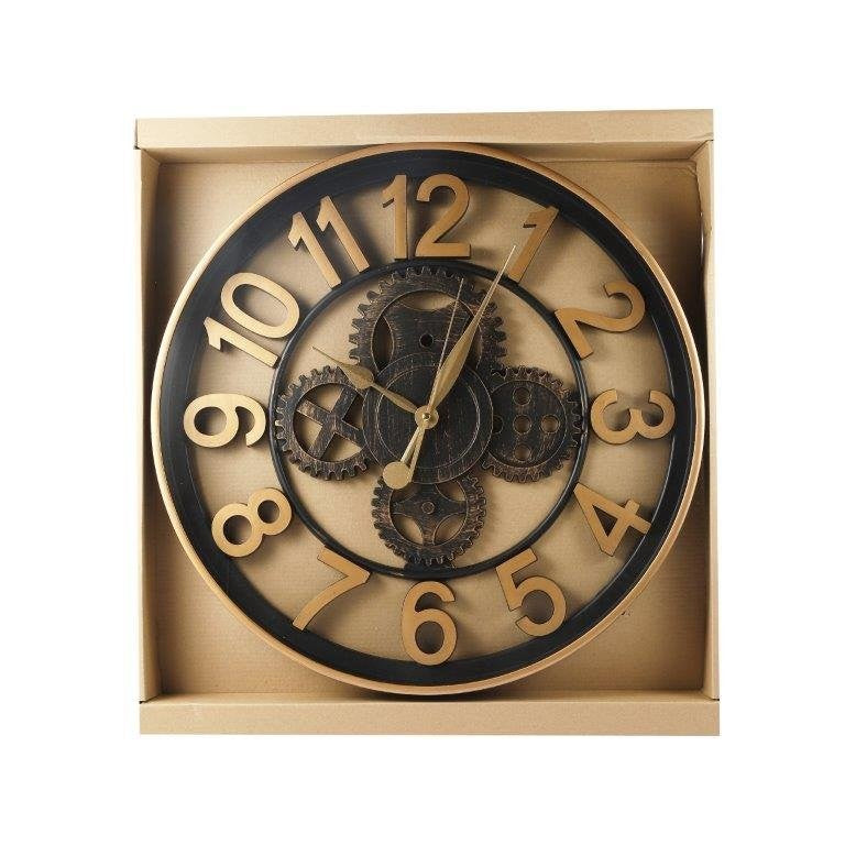 Wall Clock Antique Analog Vintage Craft 50*50 cm