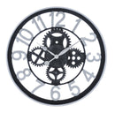 Antique Analog Vintage Craft Mechanical Round Wall Clock 50*50 cm