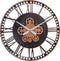 Antique Analog Vintage Craft Mechanical Round Wall Clock 50*50 cm