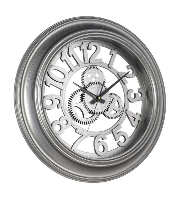 Antique Analog Vintage Craft Mechanical Round Wall Clock 50*50 cm