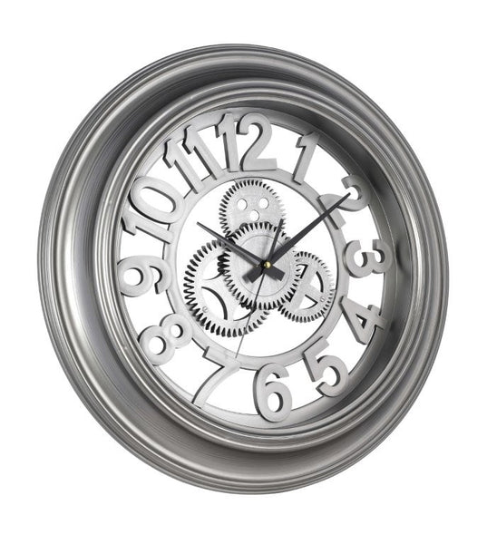 Antique Analog Vintage Craft Mechanical Round Wall Clock 50*50 cm