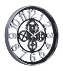 Antique Analog Vintage Craft Mechanical Round Wall Clock 40*40 cm