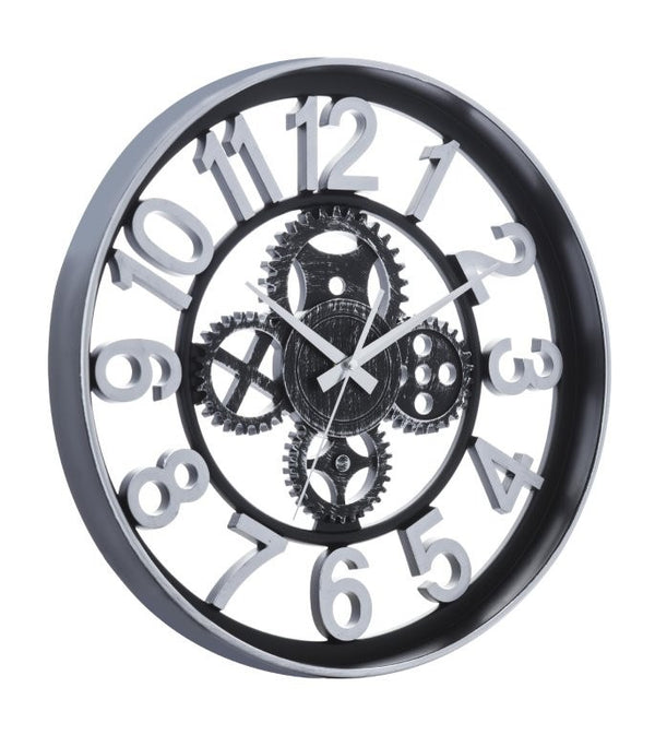 Antique Analog Vintage Craft Mechanical Round Wall Clock 40*40 cm