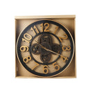 Antique Analog Vintage Craft Mechanical Round Wall Clock 40*40 cm