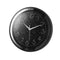 Decorative Round Shape Black Glitter Design Analog Deco Wall Clock