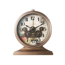Decorative Round Shape Gold Glitter Design Analog Deco Wall Clock  27*31 cm