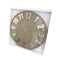 Minimalist Design Coffee Metal Round Analog Wall Clock 75 cm