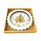 Modern 3d Skeleton Gold Mechanical Display Wall Clock 50*50 cm