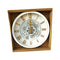 Modern 3d Skeleton Silver Mechanical Display Wall Clock 40 cm