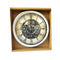 Modern 3d Skeleton Silver Mechanical Display Wall Clock 43 cm