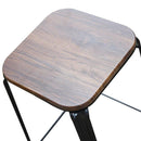 MDF Top Round Portable Chair Kitchen Stool 27*27*45 cm
