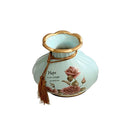 Home Decor Table Top Abstract Print Ceramic Vase Set of 3 Pcs 9*24/8.5*16/20 cm