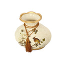 Home Decor Table Top Abstract Print Ceramic Vase Set of 3 Pcs 9*24/8.5*16/20 cm
