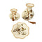 Home Decor Table Top Abstract Print Ceramic Vase Set of 3 Pcs 9*24/8.5*16/20 cm